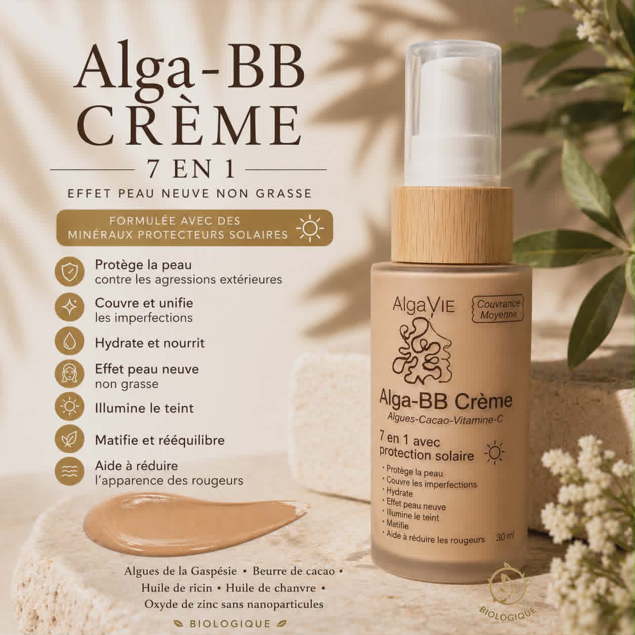 Alga-BB crème 7 en 1 protection minérale