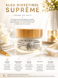 Alga-Biorétinol Crème de nuit🌙 anti-âge aux Algues, Thé du Labrador, Bakuchiol et Collagène
