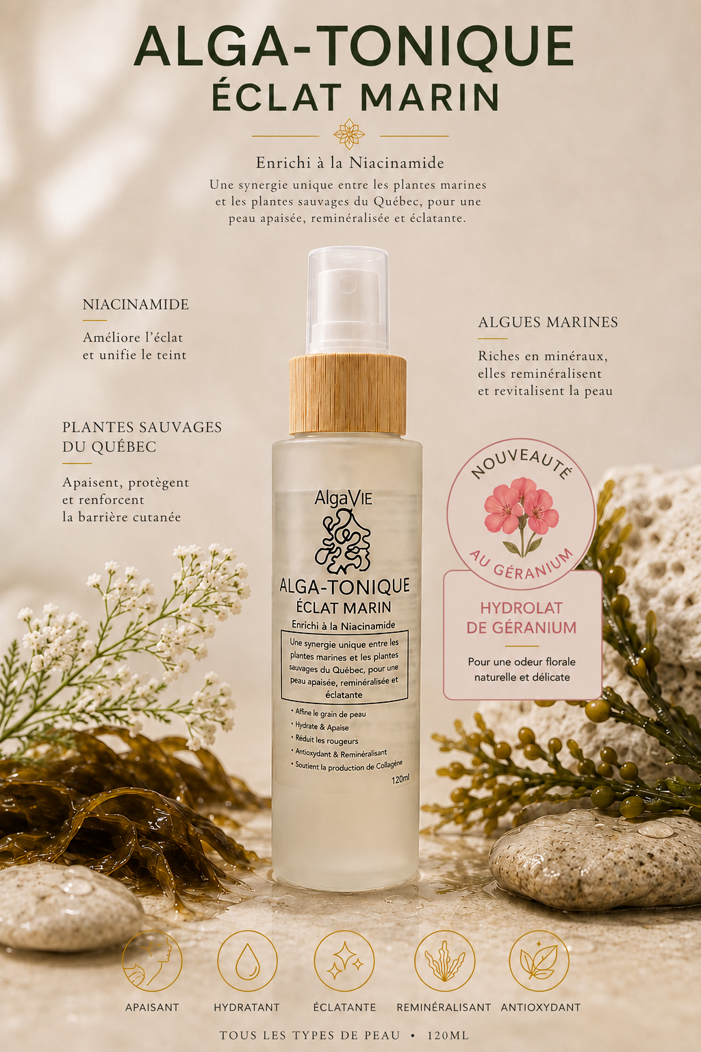 💧ALGA-TONIQUE ÉCLAT MARIN (120ml)
