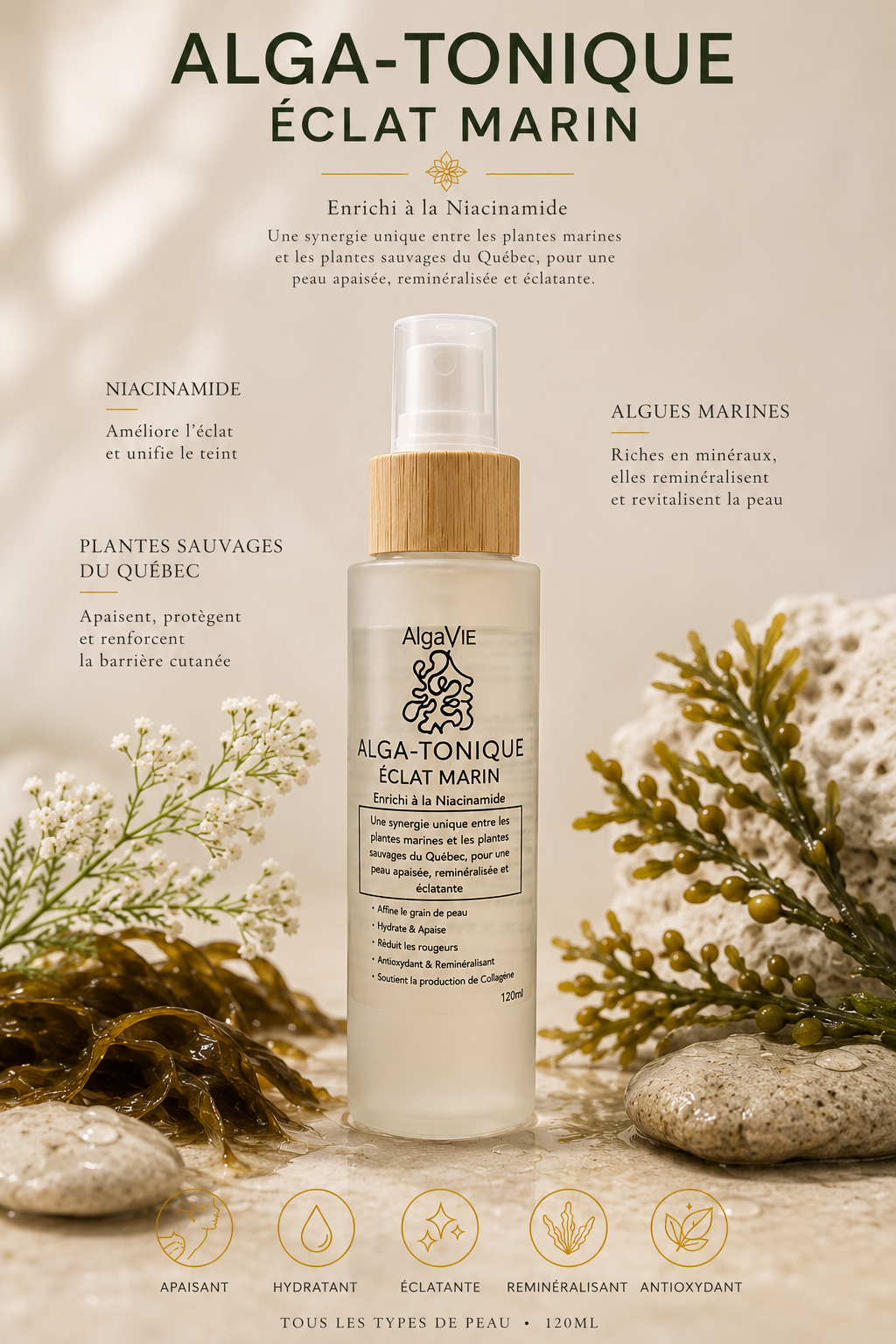 💧ALGA-TONIQUE ÉCLAT MARIN (120ml)
