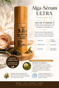 Alga-Sérum ÉLIXIR ✨ Anti-âge – Vitamine C 20% + Acide Hyaluronique + Algues